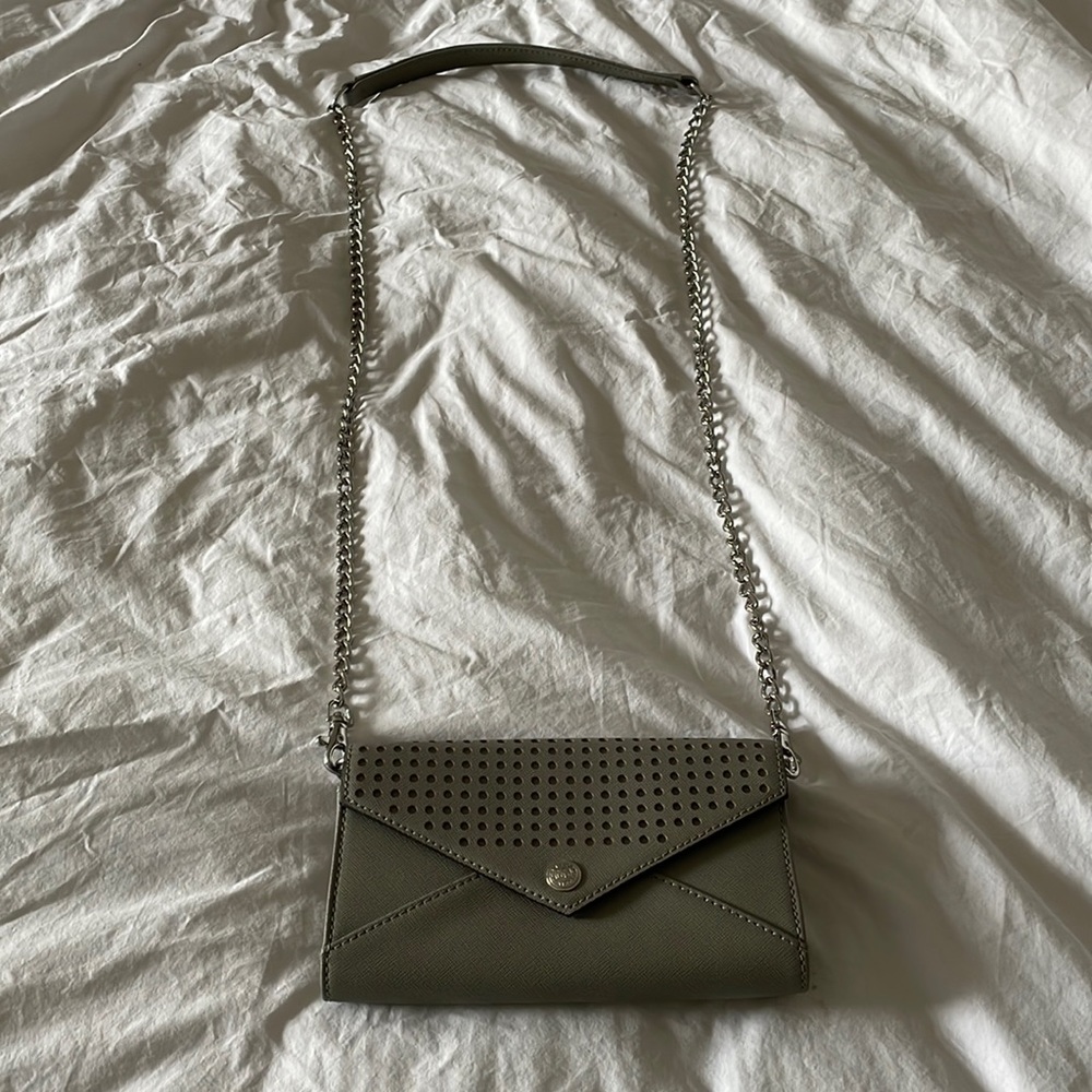 Rebecca Minkoff Wallet on a Chain Perforated Bag
